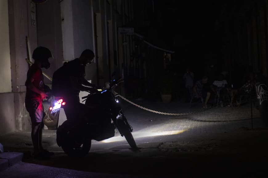 Apagón en La Habana