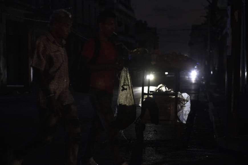 Apagón en La Habana