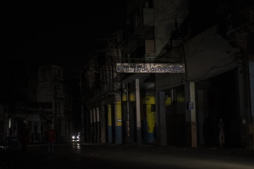 Apagón en La Habana