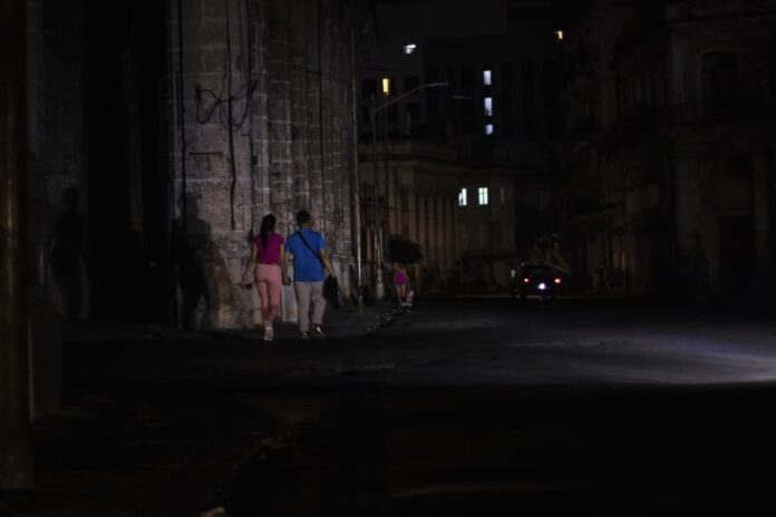 Apagón en La Habana