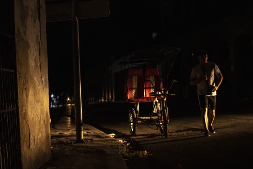 Apagón en La Habana