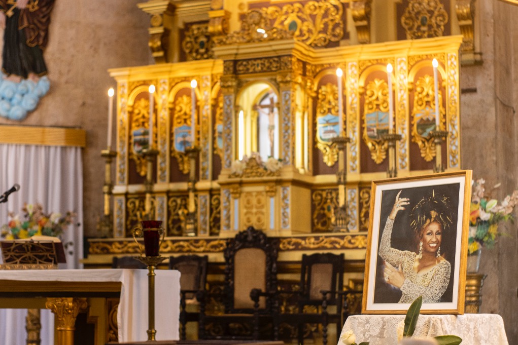Misa para Celia Cruz en su centenario. Parroquia de Nuestra Señora de la Caridad del Cobre, en La Habana (21 de octubre de 2025)