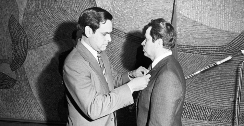 Luis Orlando Domínguez cuando estaba al frente de la Unión de Jóvenes Comunistas de Cuba
