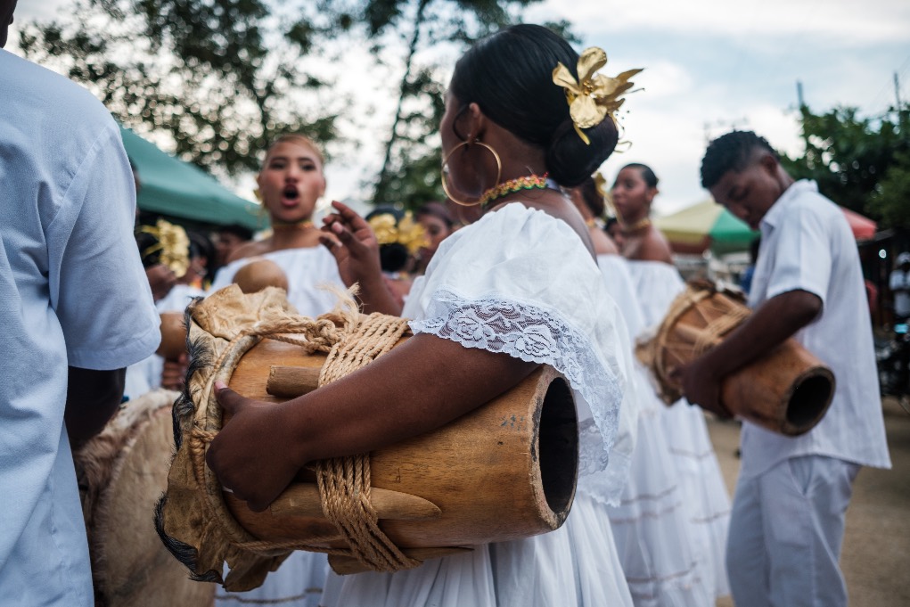 Linda Esperanza Aragón. Tambores de Palenque (Colombia)