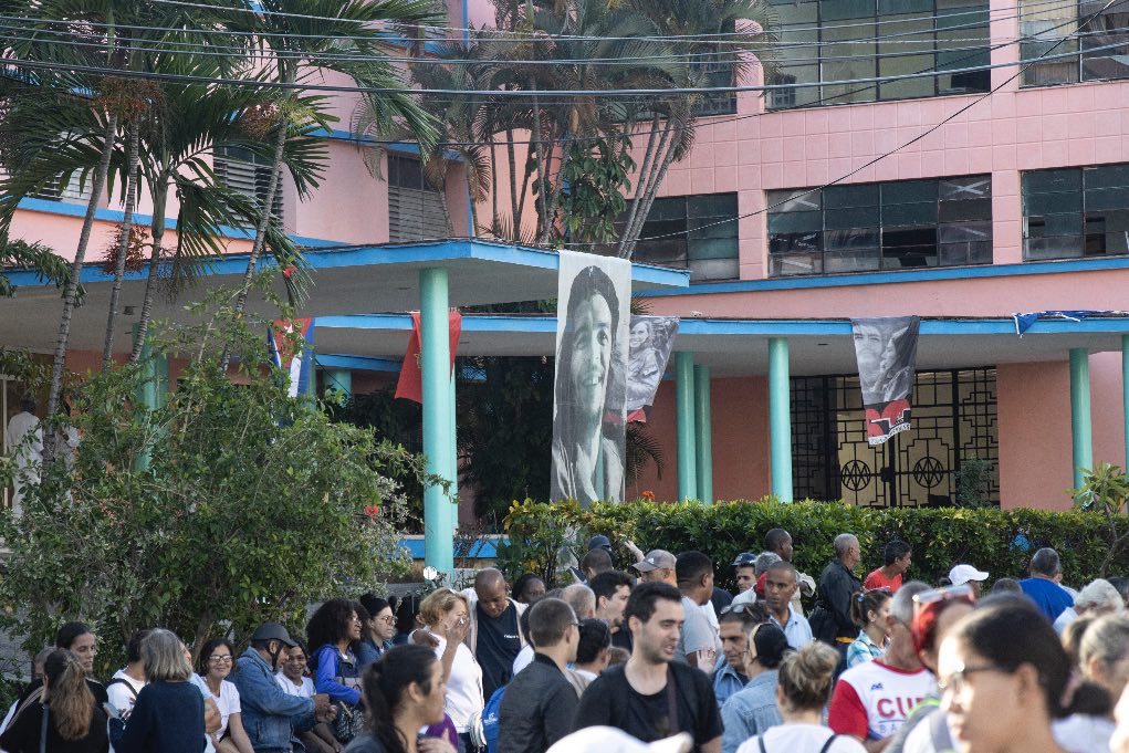 En el cortejo fúnebre de los 32 militares cubanos muertos el 3 de enero de 2025 en Caracas (La Habana, 15 de enero de 2025) / Foto: ‘El Estornudo’