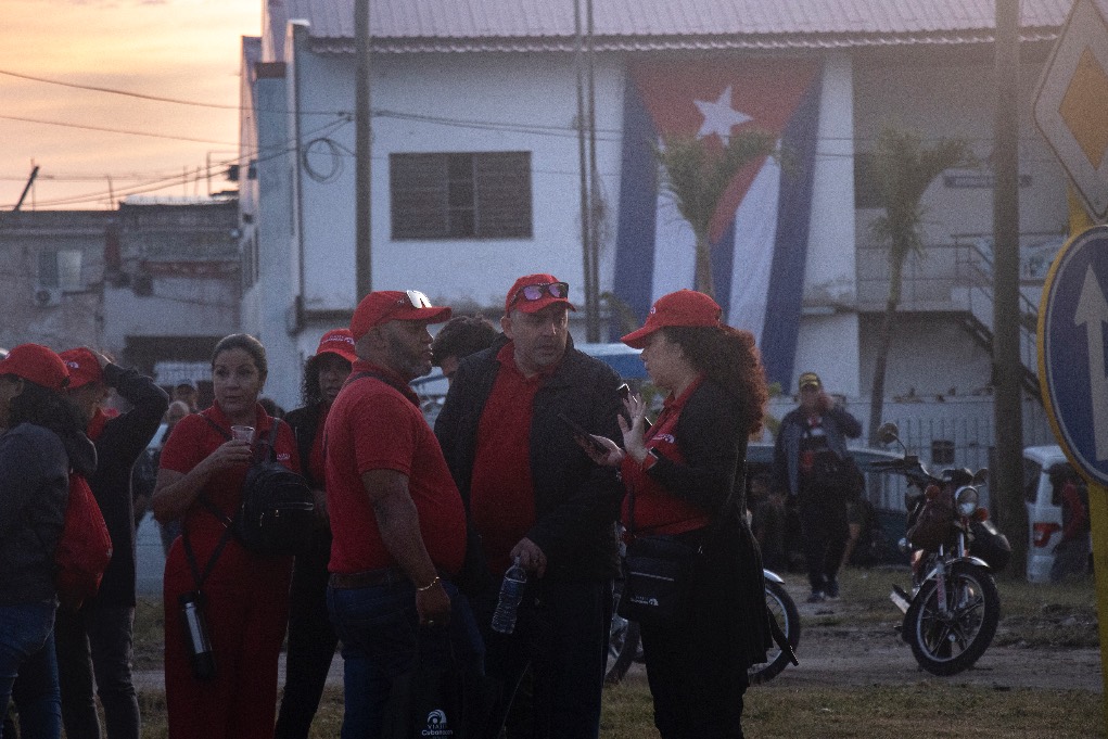 En el cortejo fúnebre de los 32 militares cubanos muertos el 3 de enero de 2025 en Caracas (La Habana, 15 de enero de 2025) / Foto: ‘El Estornudo’