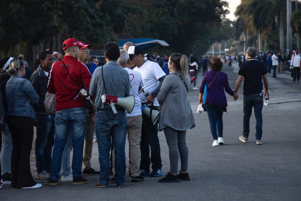 En el cortejo fúnebre de los 32 militares cubanos muertos el 3 de enero de 2025 en Caracas (La Habana, 15 de enero de 2025) / Foto: ‘El Estornudo’