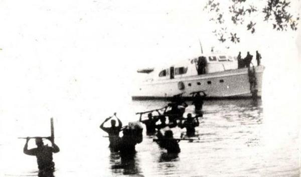 Desembarco del yate Granma