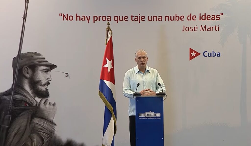 Miguel Díaz-Canel, presidente de Cuba