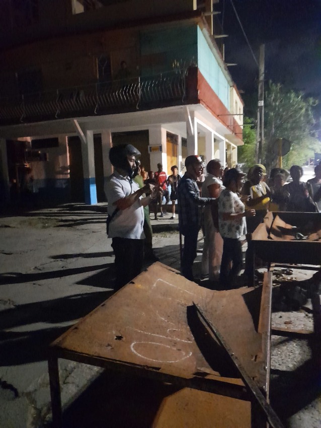 Protesta de vecinos en el barrio Zamora de Marianao, La Habana (12 de marzo de 2026)