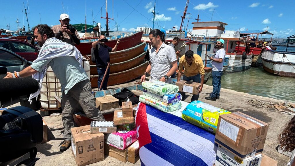 Convoy Nuestra América con ayuda humanitaria a Cuba / Foto: POSTA Yucatán