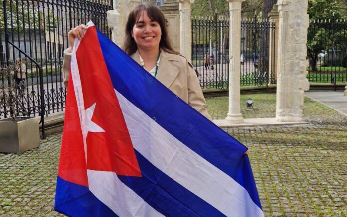 Amelia Calzadilla, opositora cubana exiliada en España