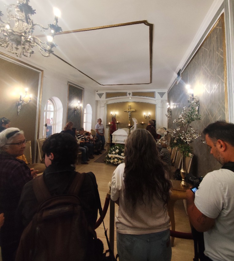 En el velorio de Carmen Teresa Navas; Caracas, mayo de 2026