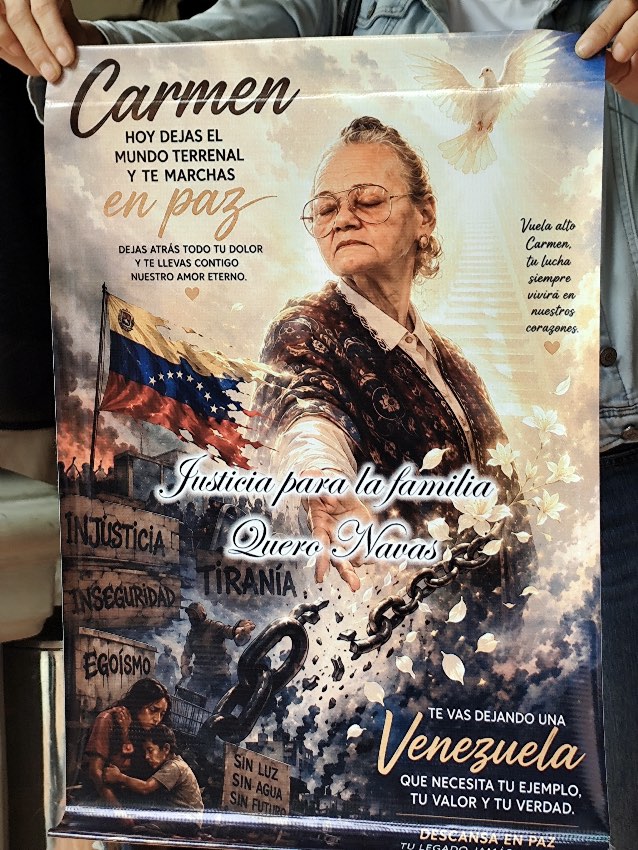 En el velorio de Carmen Teresa Navas; Caracas, mayo de 2026