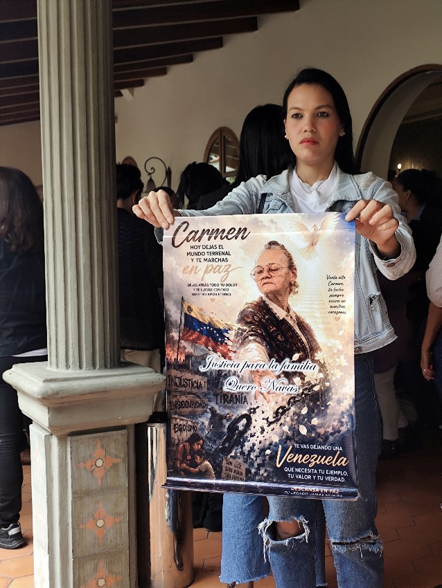 En el velorio de Carmen Teresa Navas; Caracas, mayo de 2026