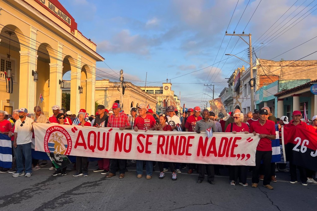 Desfile del Primero de Mayo de 2026 en la ciudad de Pinar del Río, Cuba