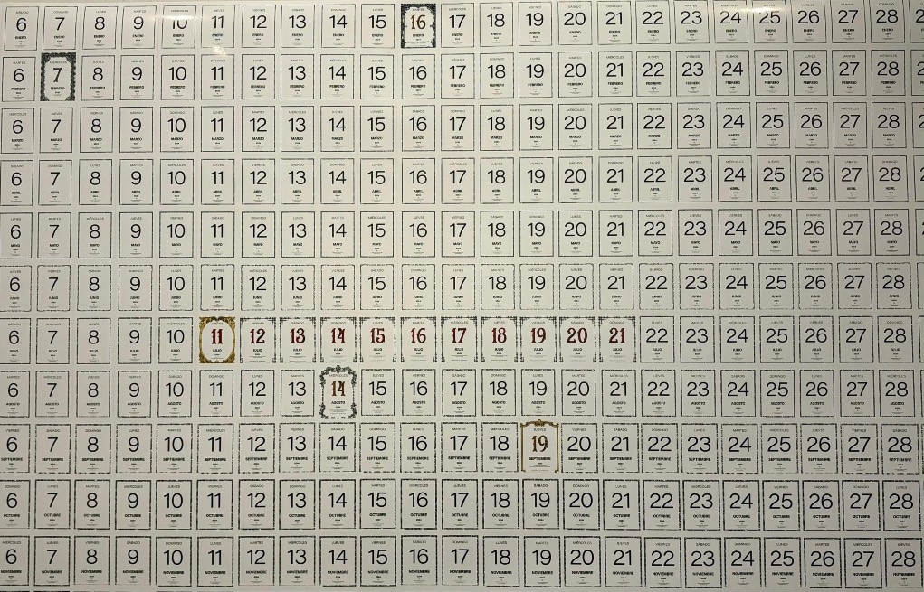 Instalación de ‘Retrato al carbón del gato de Shrodinger’, de Luis Manuel Otero. Muestra ‘La prisión invisible. Artistas presos en las Américas’; Museo de las Américas, en Washington, DC (29 de abril – 11 de julio de 2026)