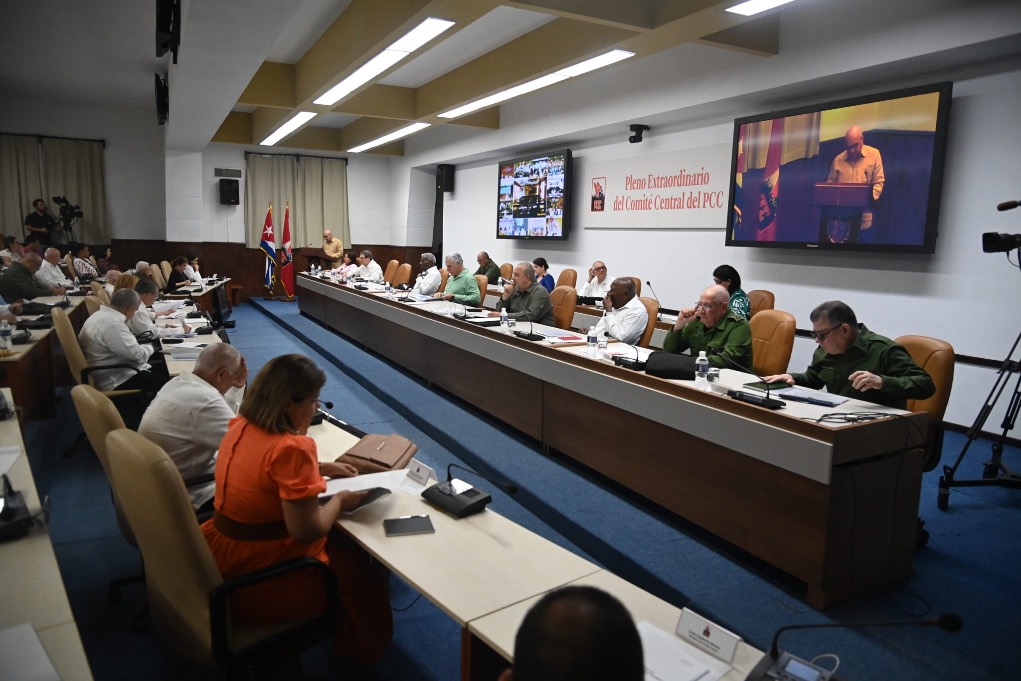 Pleno Extraordinario del Comité Central del Partido Comunista de Cuba