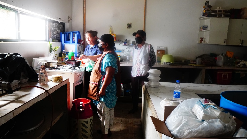 María de Paz en la cocina. La Guaira, Venezuela; junio de 2026