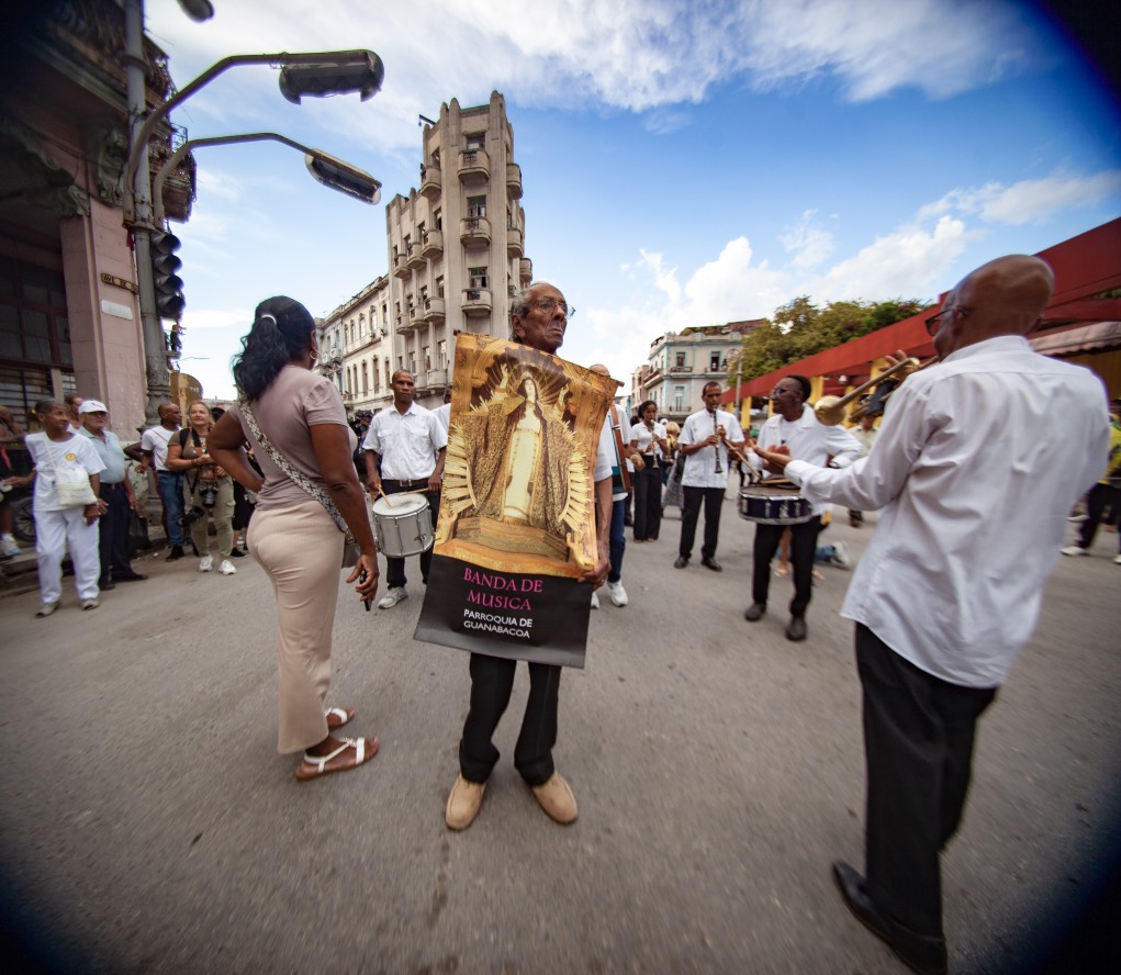 Banda de música de la Parroquia de Guanabacoa. Celebración de la Virgen de la Caridad del Cobre; La Habana, septiembre de 2026