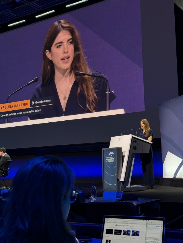 Carolina Barrero, opositora cubana y directora ejecutiva de Ciudadanía y Libertad