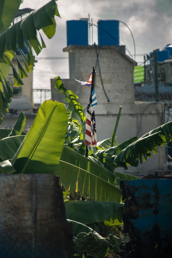 La bandera estadounidense en las calles de Cuba