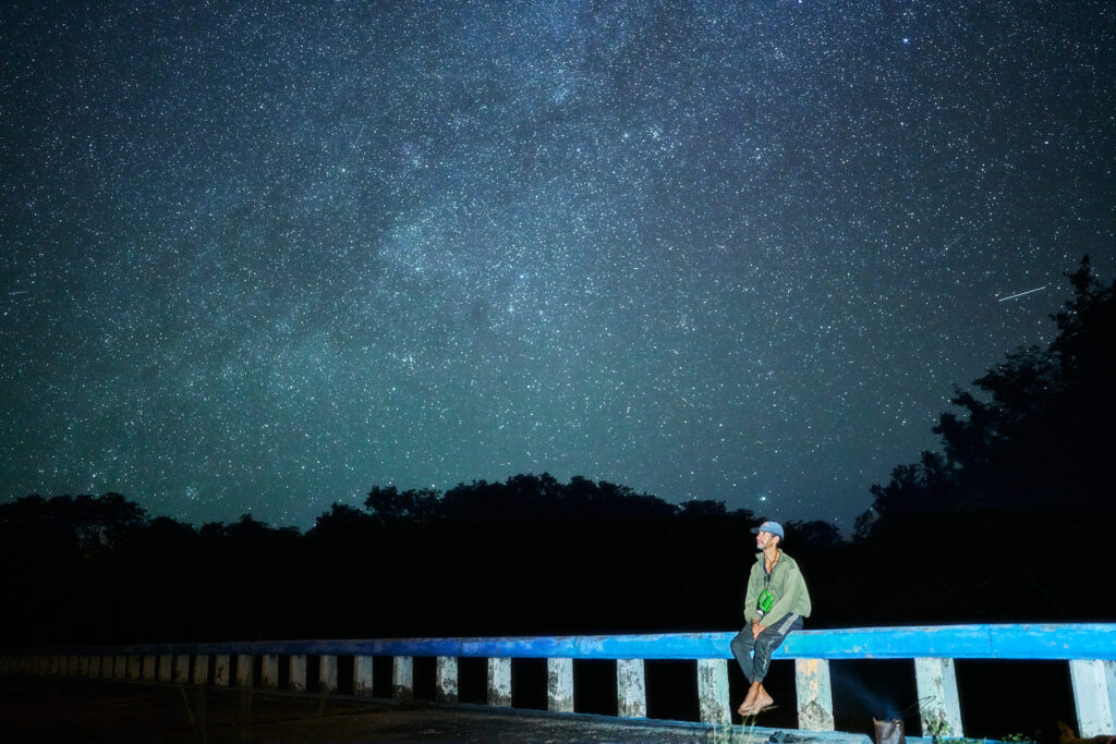Cielo nocturno en Los Hondones.