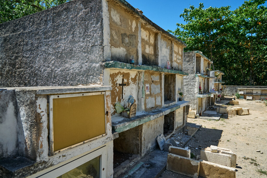 Cementerio que utilizan las comunidades de la zona.